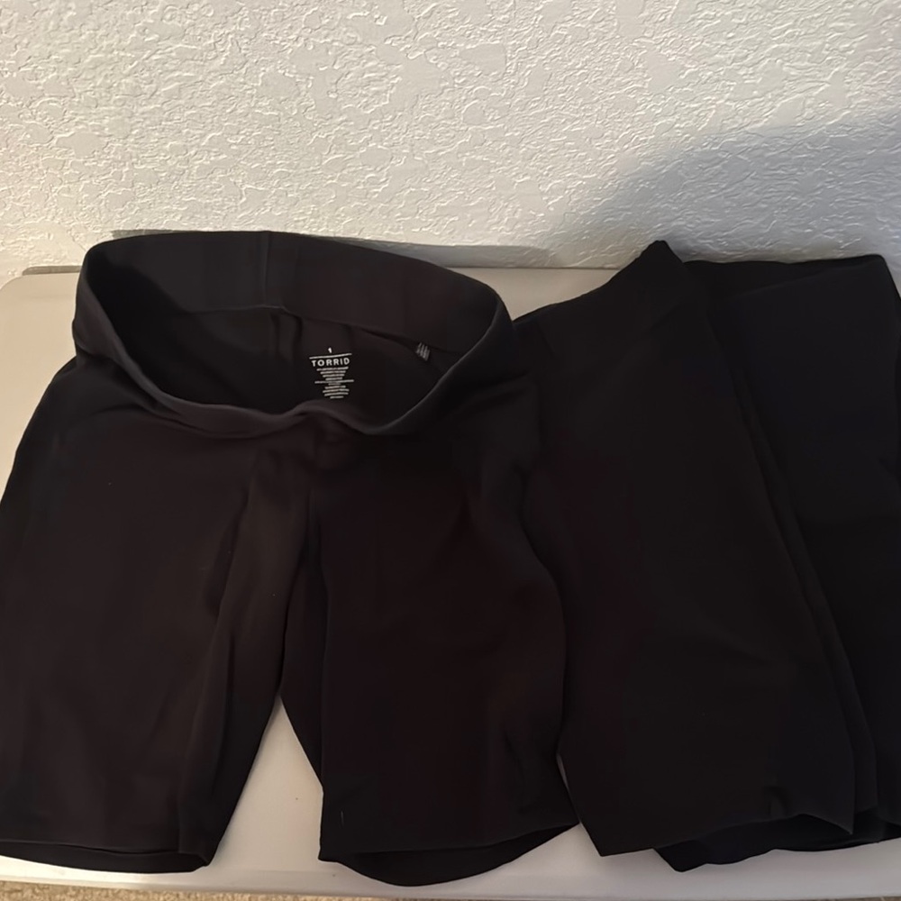 Torrid Classic Black Biker Shorts 3 Pairs